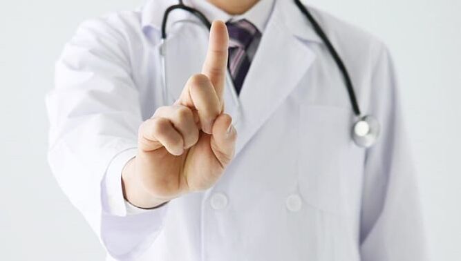 diagnóstico de parasitos por un médico