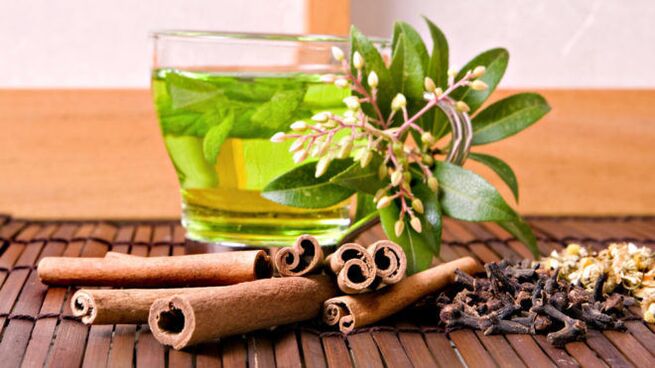 té con especias para parasitos no corpo